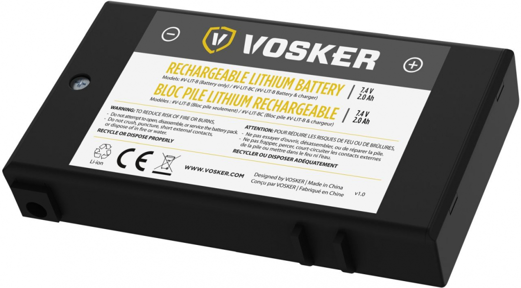 Technische Daten Vosker V LIT B Lithium Akku F r V200 Sonstige Akkus 