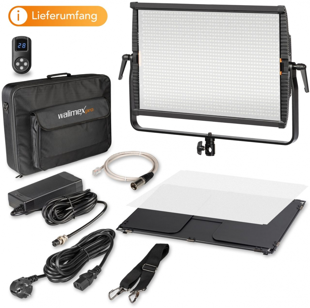 Walimex pro LED Niova 150 Bi Color On Camera 15W Foto Video Licht 95 Ra dimmbar 