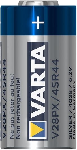 1 x Varta V28PX Silberoxid 6,2V Foto Batterie 4028 145mAh PX28 4SR44 KS28 A544 