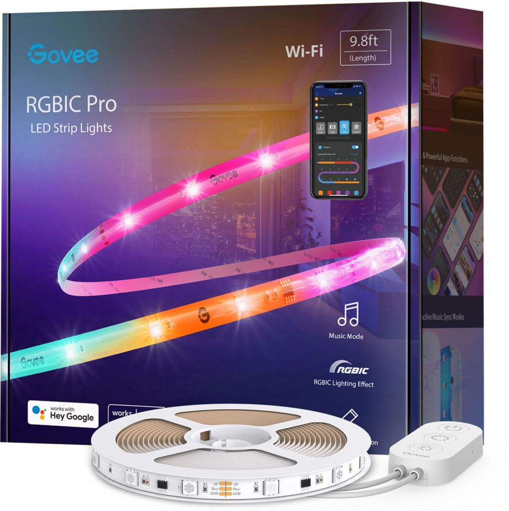 Govee WiFi RGBIC LED Strip Light Foto Erhardt