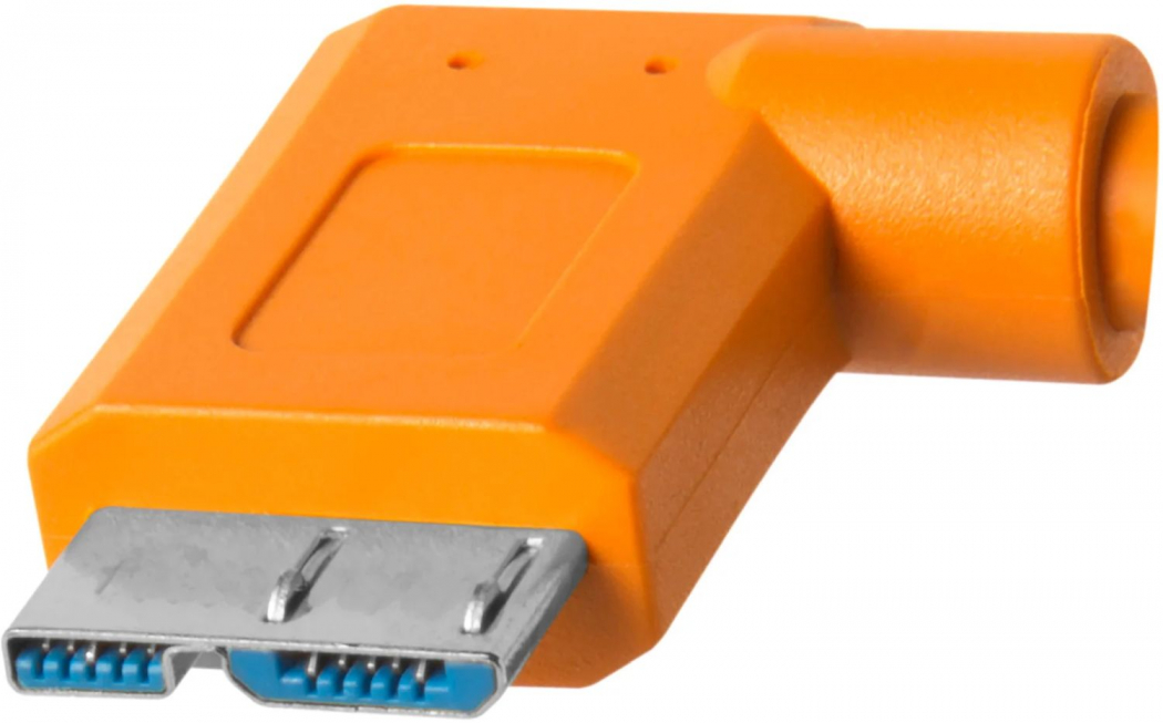 Tether Tools USB-C Zu USB-C Kabel – 4,6 M, Orange, Für Datenübertragung (z.B. Kamera Zu PC), Kein Ladekabel