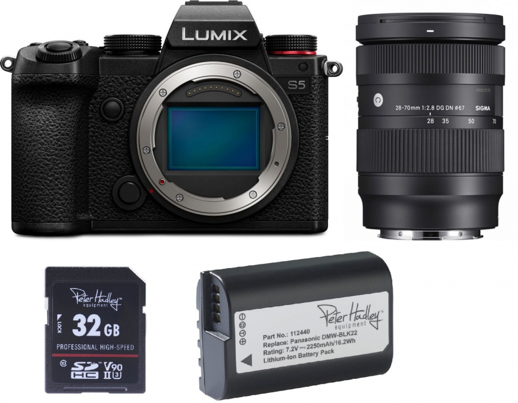 Panasonic Lumix DC-S5 + Sigma 28-70mm f2.8 Special Edition - Foto 