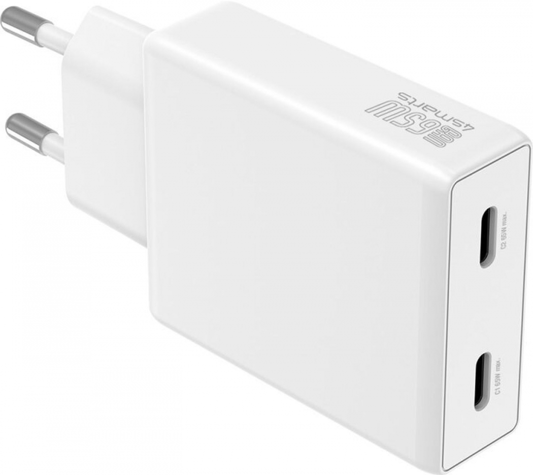 4smarts PDPlug Slim Dual 65W GaN 2 C Netzladegerät Image