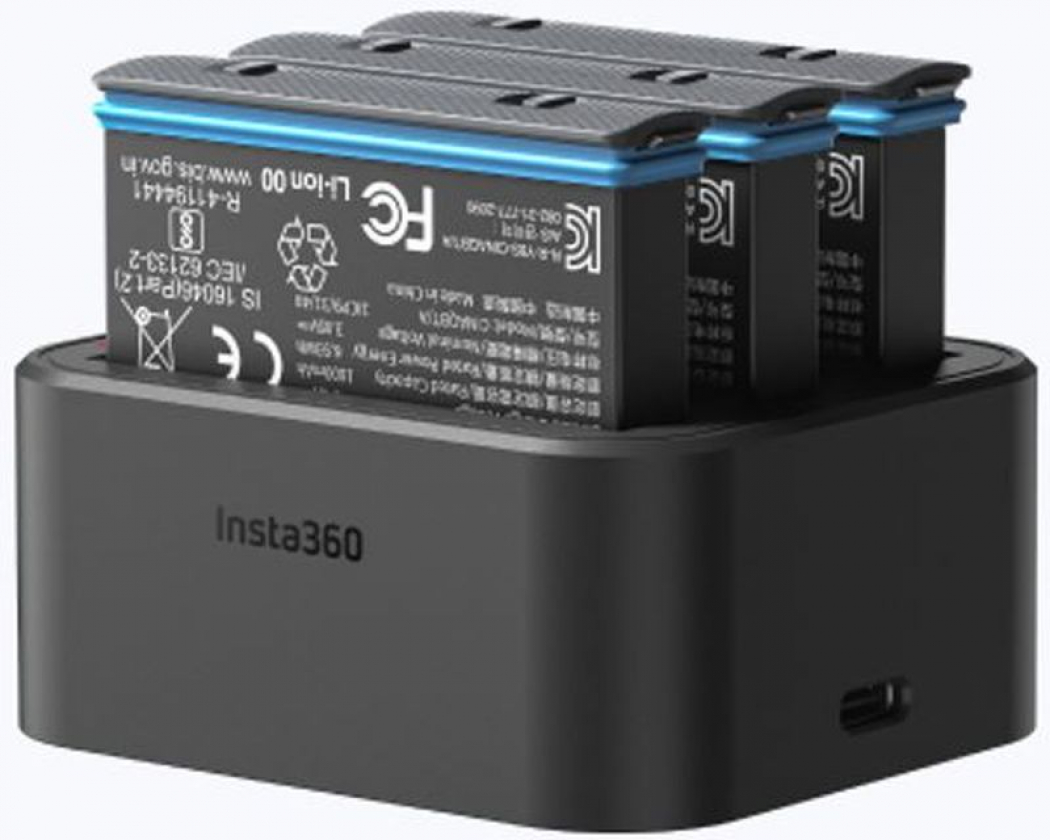 2BatterieAvecChargeur-Batterie pour Insta360 ONE X3 2200mAh, avec LED,  double chargeur USB, caméra'action pan - Cdiscount Appareil Photo