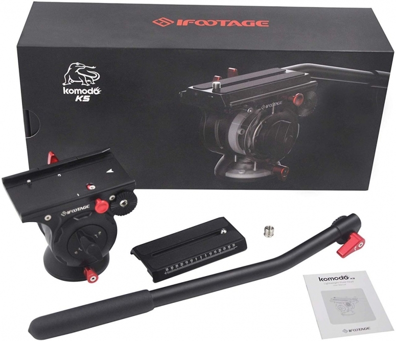 iFootage Cobra 2 C180 II incl. mini tripod + Komodo K5 fluid head