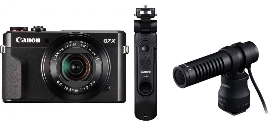 Canon PowerShot G7 X Mark II black + HG-100TBR + DM-E100 - Foto Erhardt