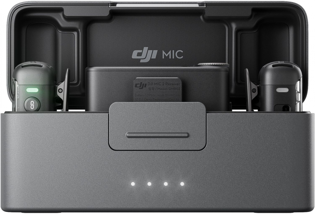 DJI Mic 2 (2 TX + 1 RX + Charging Case) New-In-Box at Roberts Camera