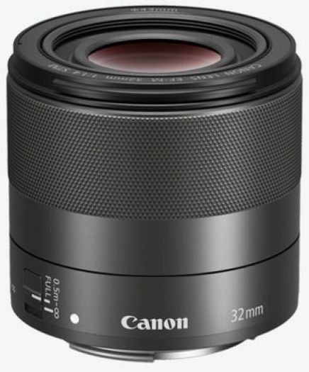 レンズ(単焦点)美品 Canon EF-M32mm F1.4 STM