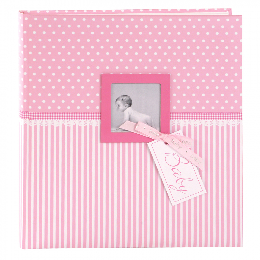 Mädchen pink Babyalbum - 15 Sweatheart fotogena 801 Seiten Goldbuch für 30x31cm - 60