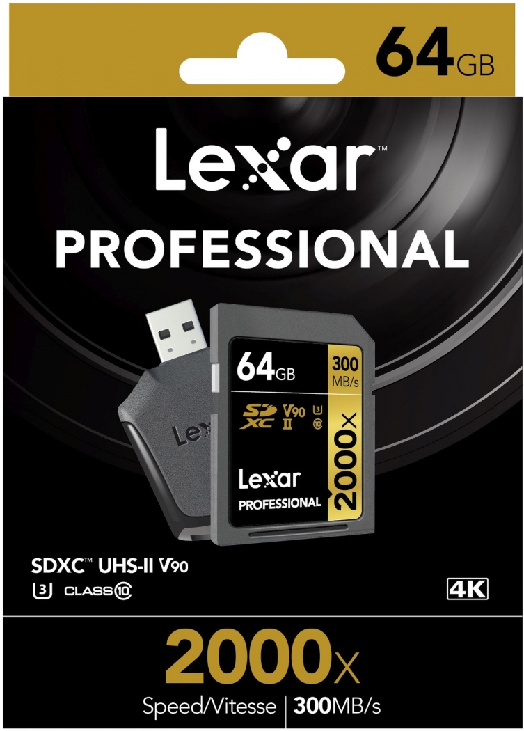 Test Lexar Professional 2000x SDXC UHS-II 64 Go : l'une des cartes SD les  plus rapides - Les Numériques