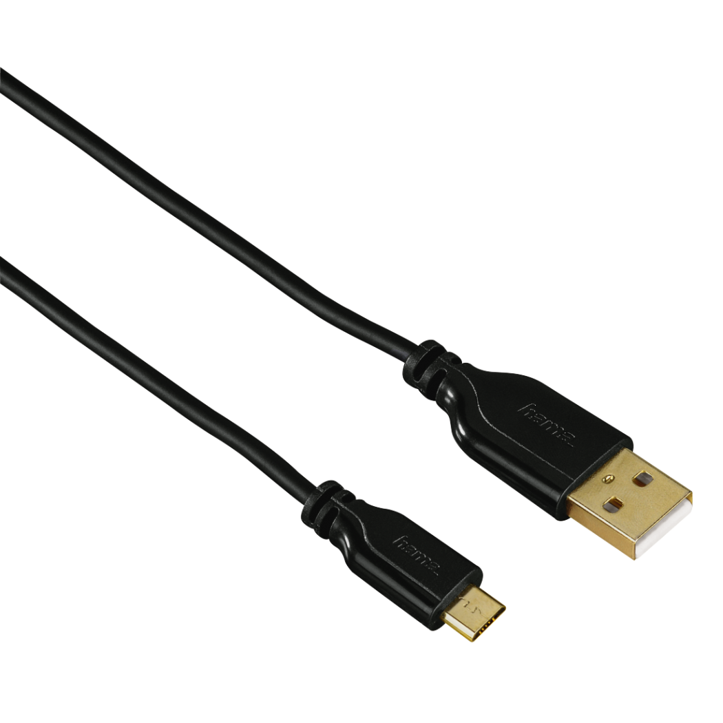 Hama Micro USB cable 074251 A male - Micro B male 0.75m - Foto Erhardt