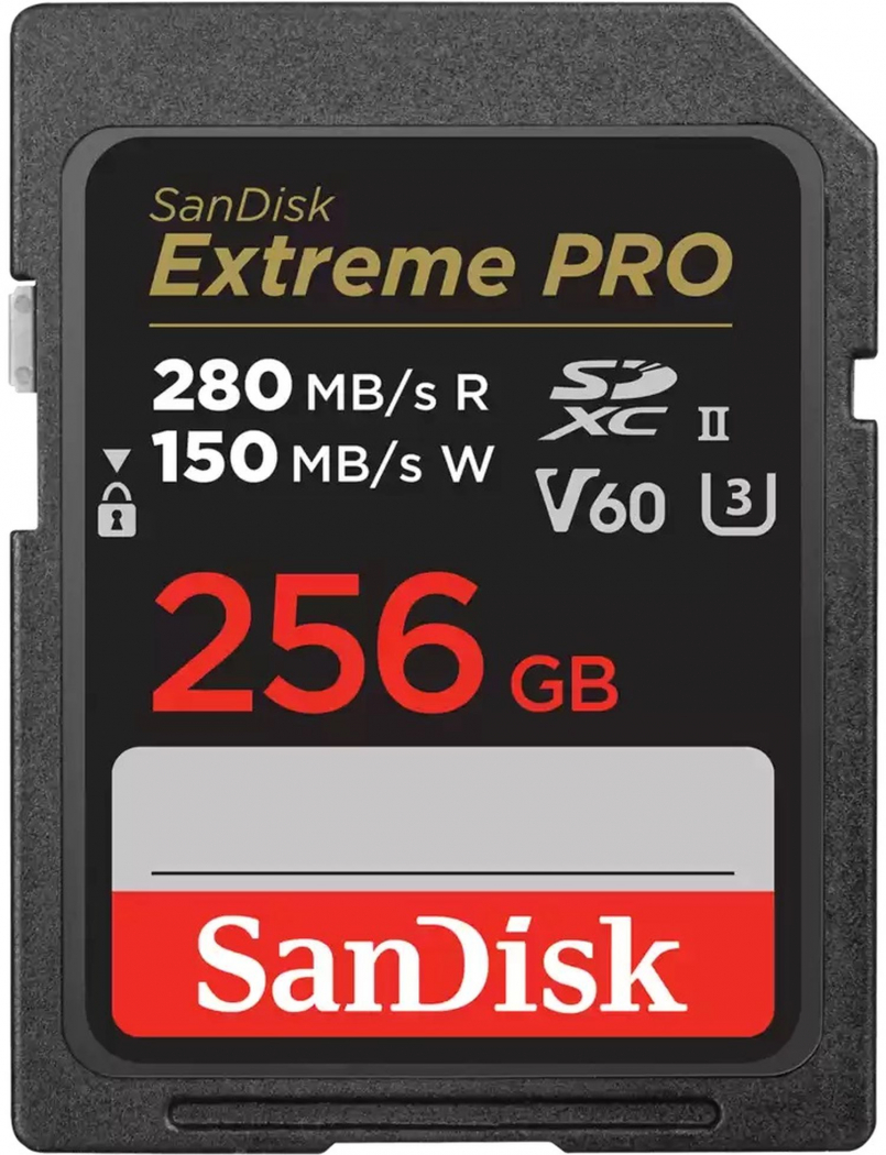SanDisk SDXC Extreme Pro 256GB 280MB/s V60 UHS II - Foto Erhardt