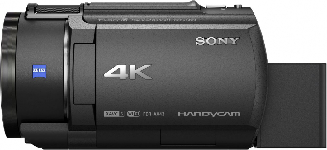 Sony Caméscope Handycam® 4K AX43A avec capteur CMOS Exmor R™