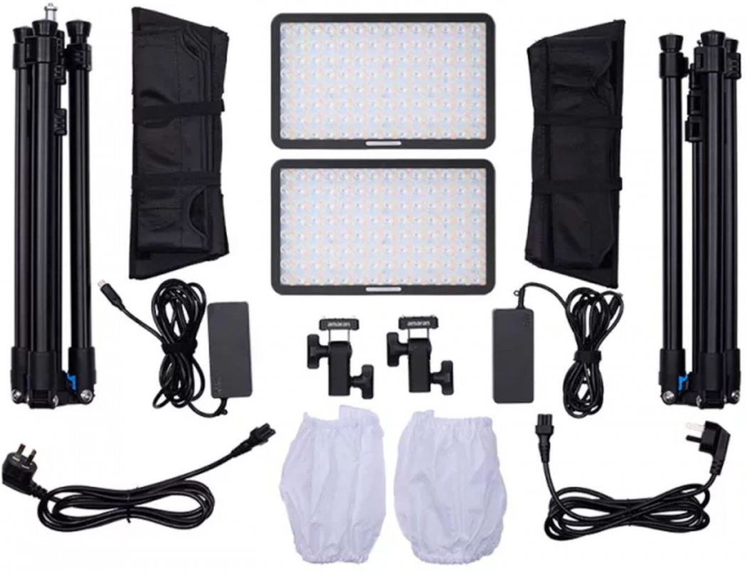 Amaran Pano 60c 2-Light Kit dark gray - Foto Erhardt
