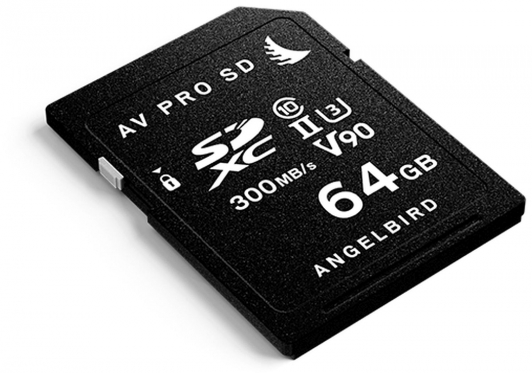 Angelbird SD Card AV PRO UHS-II 64GB V90 300MB/s - Foto Erhardt
