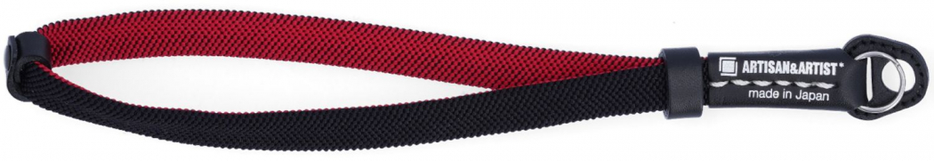 Artisan&Artist ACAM-313A BKRE Dragonne en soie noire/rouge Appareils photo