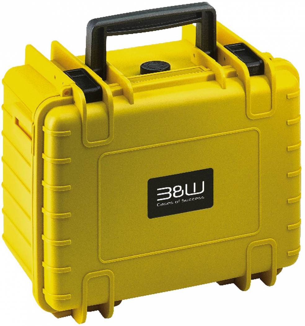 B&W Case Type 2000 yellow for DJI Mini 4 Pro + Fly More Set - Foto Erhardt