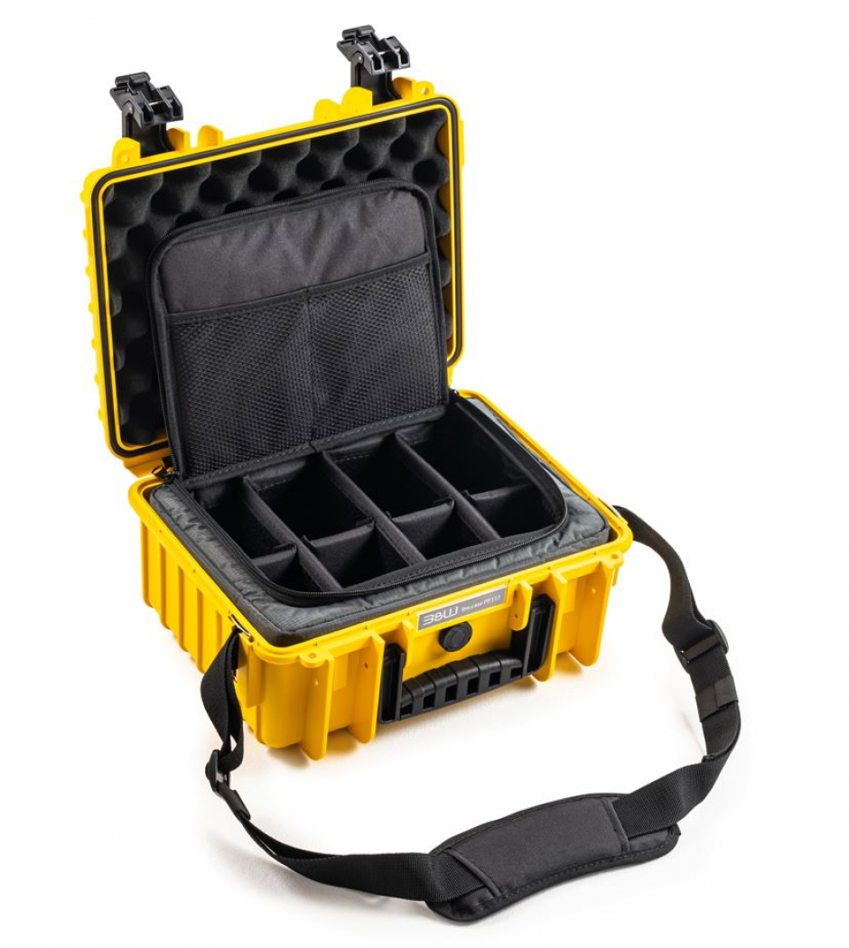 B&W Photo Set Case type 3000 avec Photo Bag jaune Sac