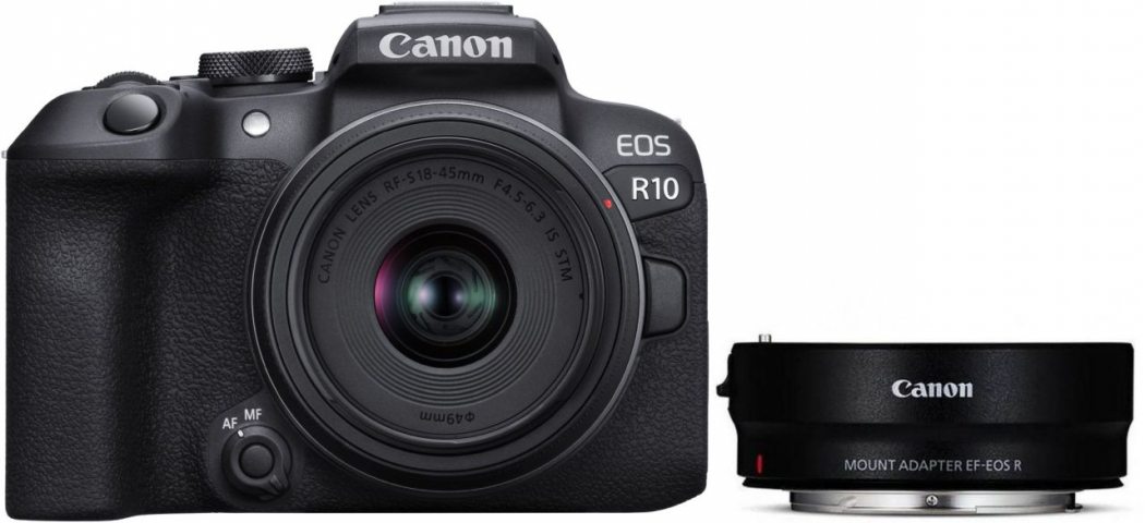 EOS R10 RF-S 18-45mm F4.5-6.3 IS STM KIT