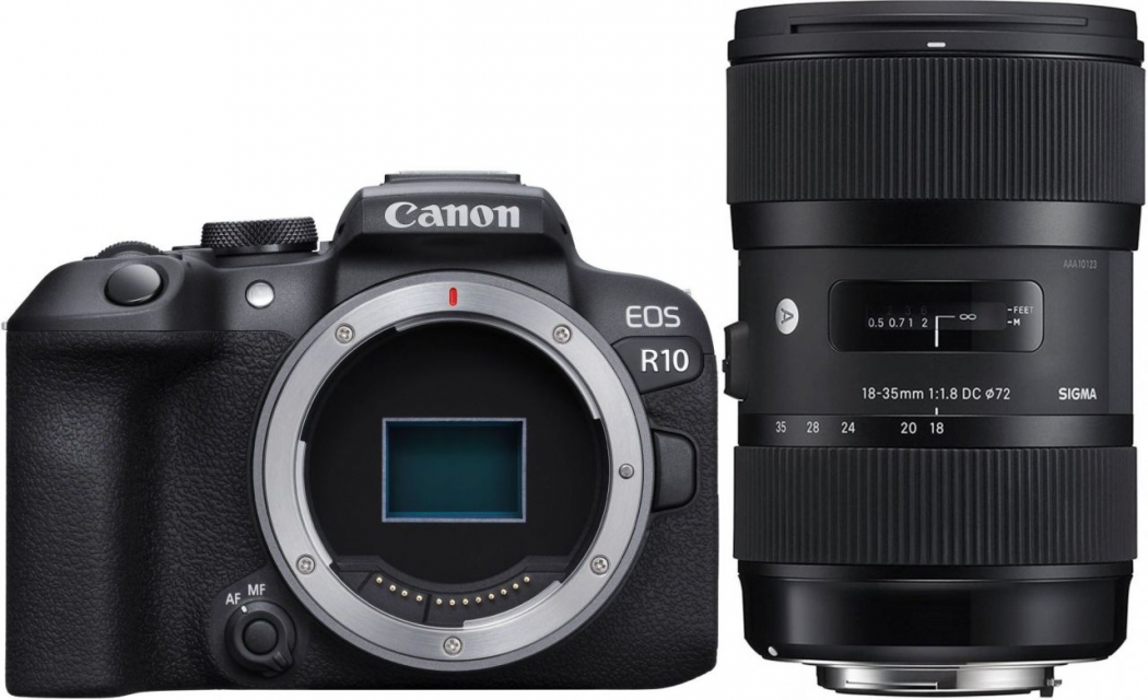 Technical Specs Canon EOS R10 + Sigma 18-35mm f1.8 DC HSM - Foto Erhardt