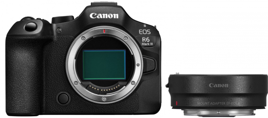 Canon EOS R6 III + EF-EOS R Adapter | -200,00EUR 200 EUR Trade In-Bonus bei Inzahlungnahme