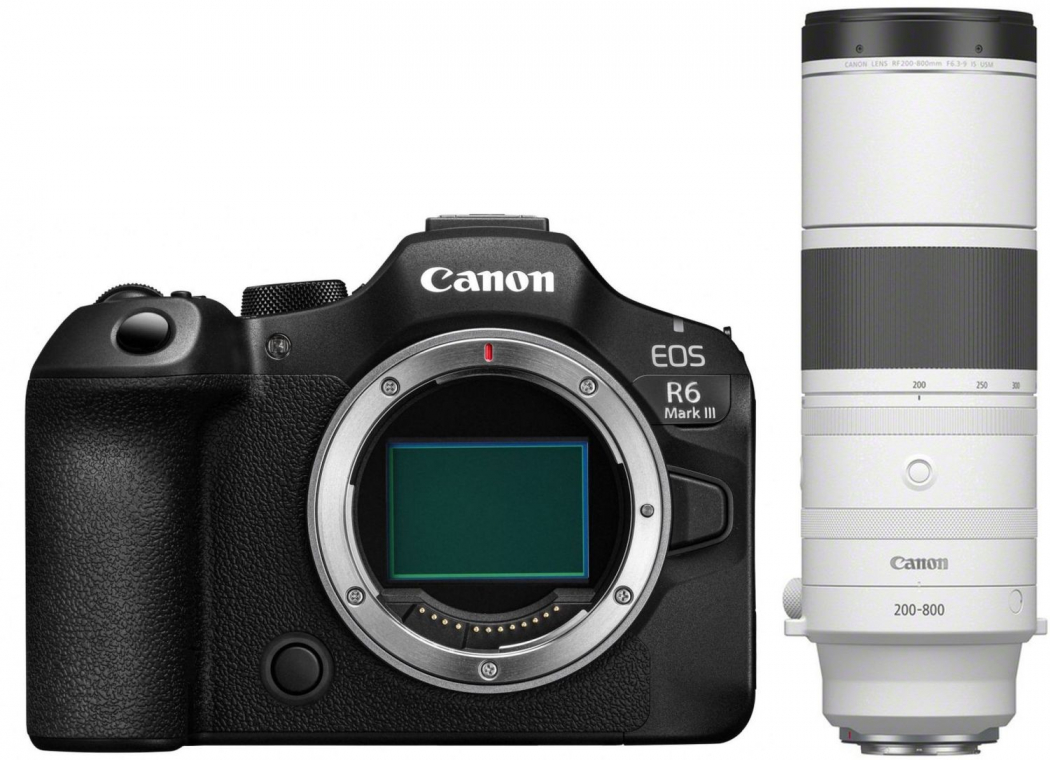 Canon EOS R6 III + RF 200-800mm f6,3-9,0 IS USM | -200,00EUR 200 EUR Trade In-Bonus bei Inzahlungnahme