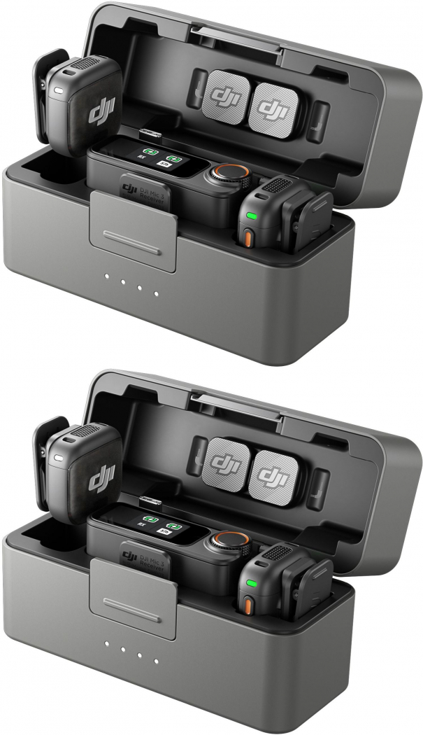 DJI Mic 3 (4 TX + 2 RX + Charging Case)