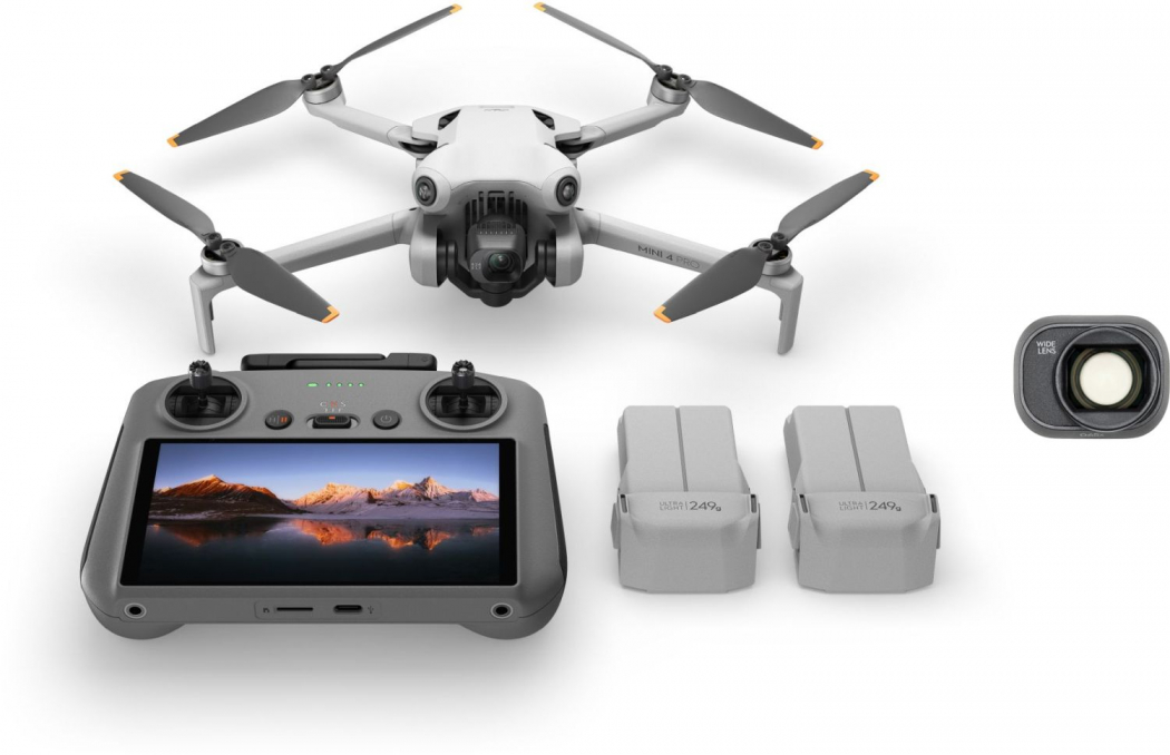 Accessories DJI Mini 4 Pro Fly More Combo + RC 2 + Wide Angle 