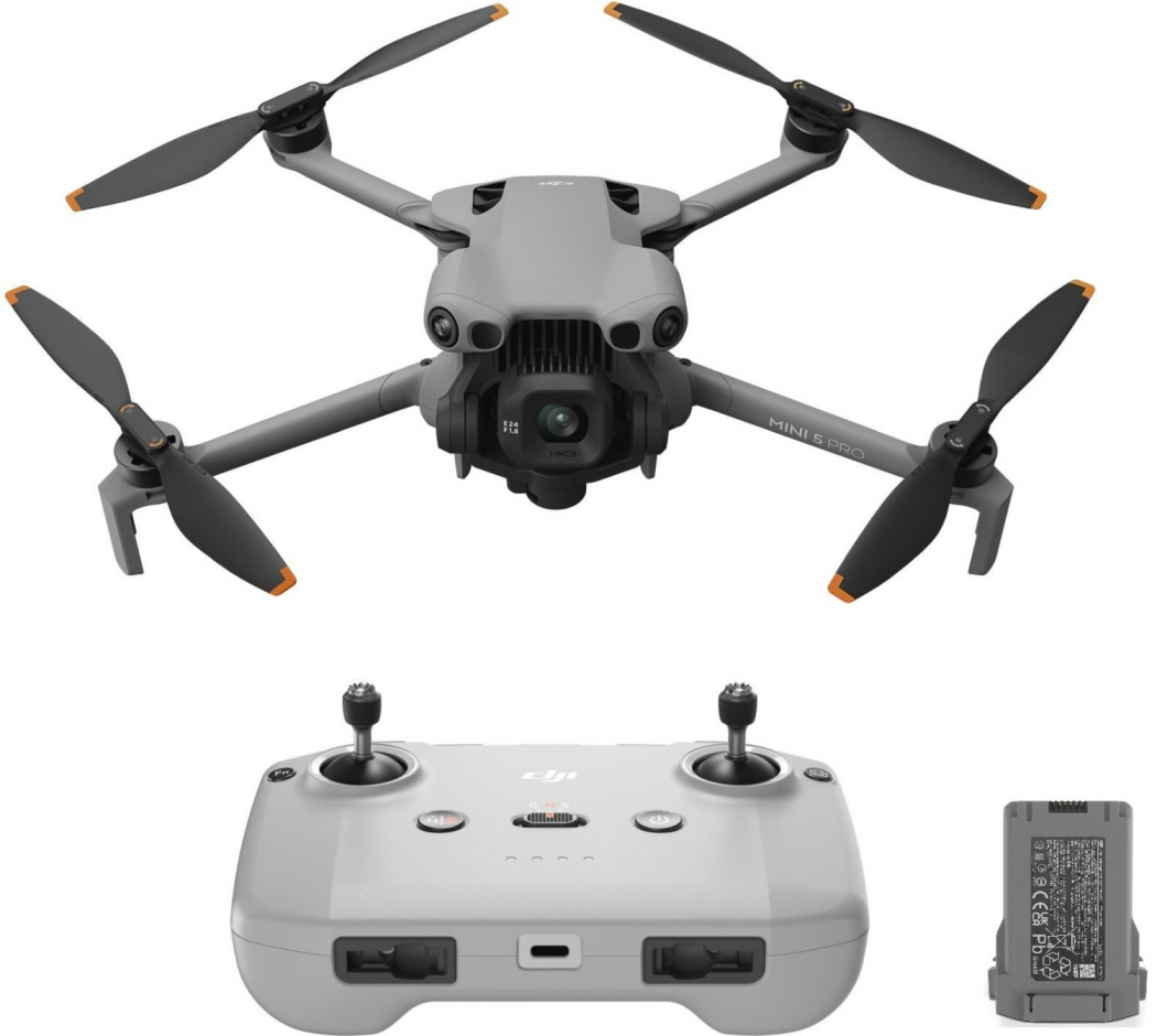 DJI Mini 5 Pro (RC-N3) + batterie de vol intelligente Caméscope