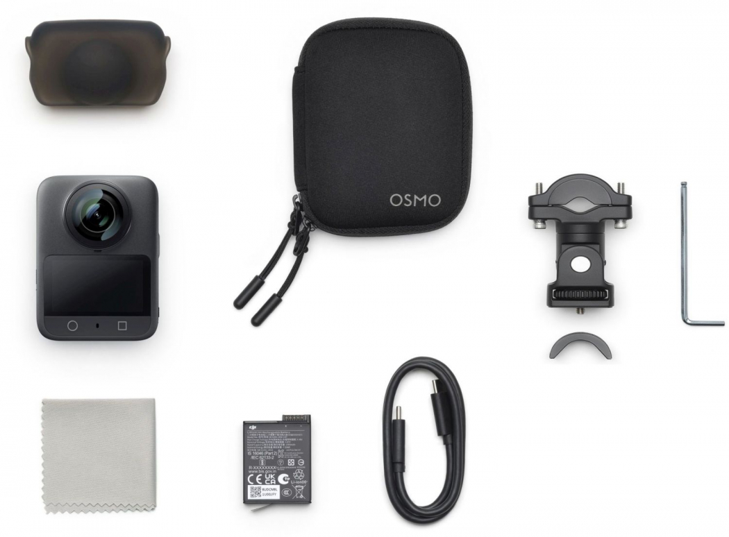 Kit guidon de moto DJI Osmo 360 Appareils photo