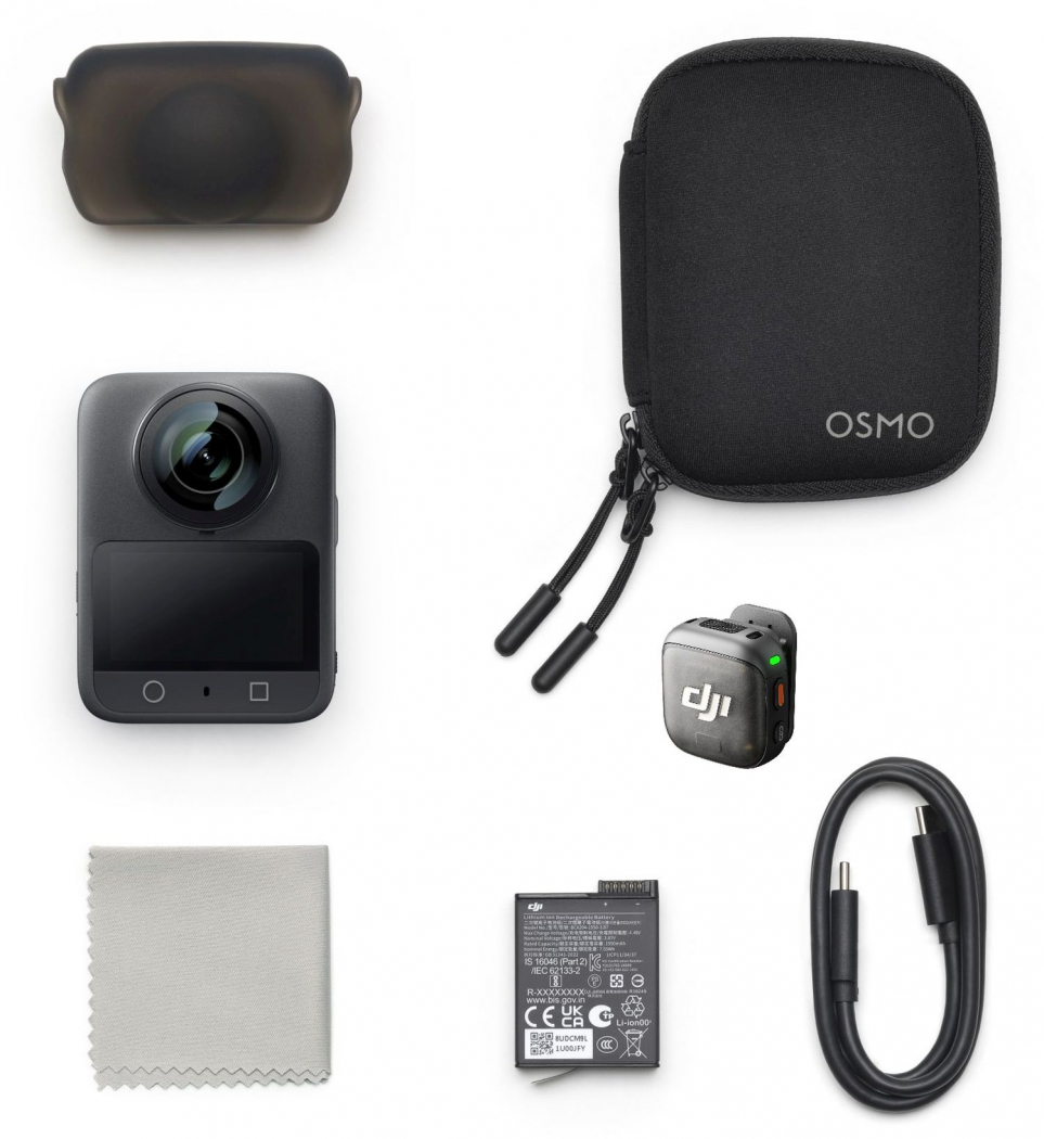DJI Osmo 360 Standard Combo + Mic 3 émetteur Appareils photo