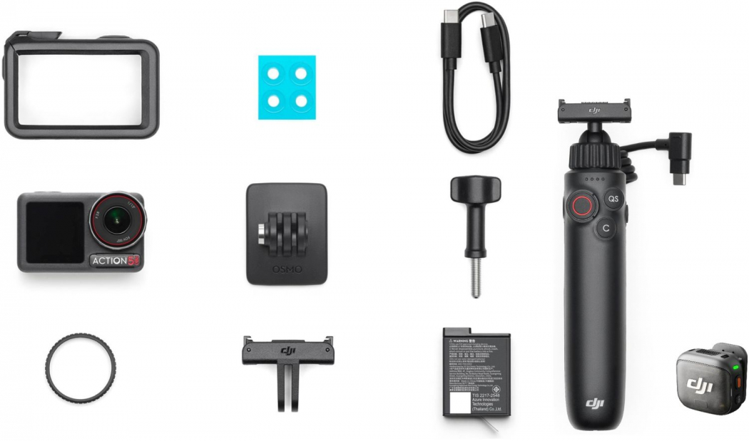 DJI Osmo Action 5 Pro Vlog Combo + émetteur Mic 3 Appareils photo