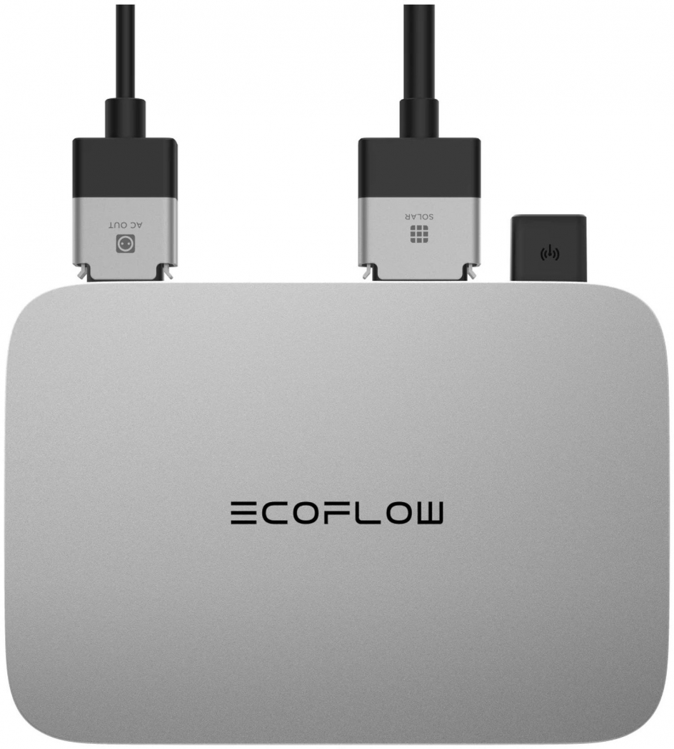 Ecoflow Delta 2 Max + micro inverter 600W + 2x 400W panel + cable - Foto  Erhardt