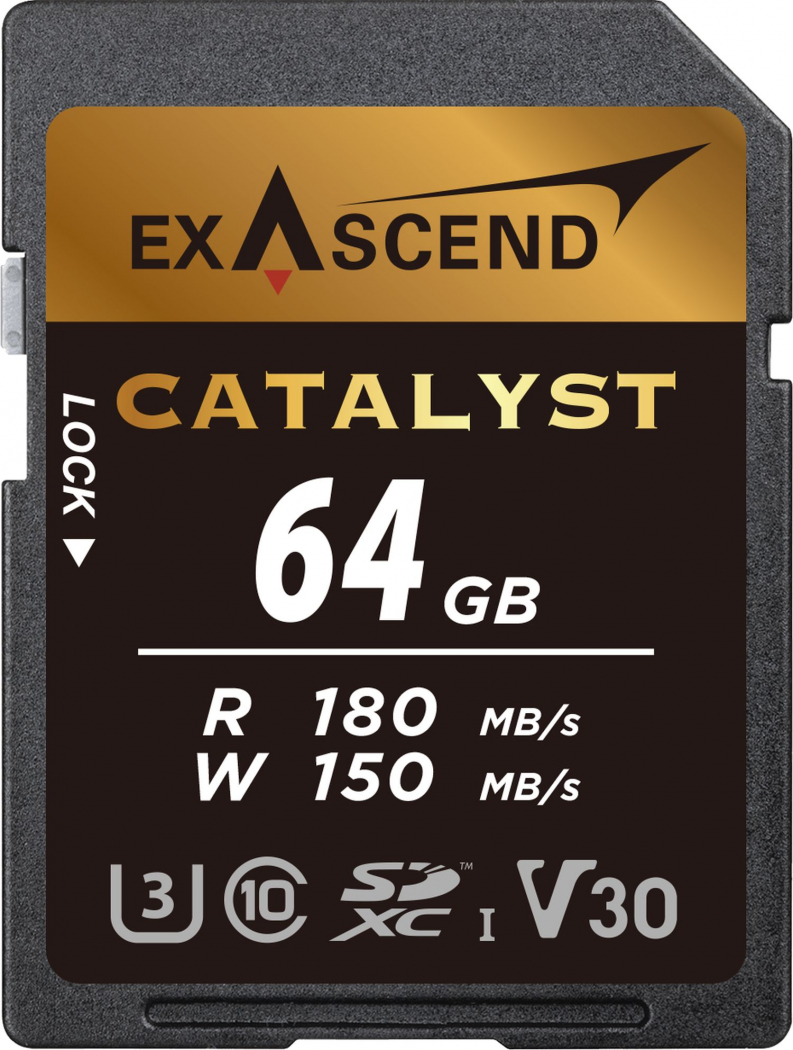 Exascend Catalyst 64GB 180MB/S V30 UHS I