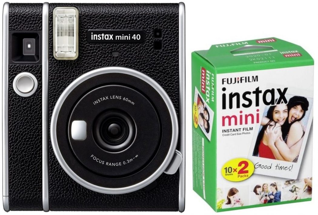Appareil Photo Instantané Fujifilm Instax Mini 40 - Noir