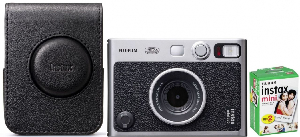 Technical Specs Fujifilm Instax Mini Evo + EVO Case + Mini Film DP