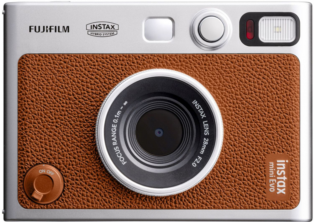 ★美品★FUJIFILM instax mini Evo USB Type-C Fujifilm Instax Mini EVO Type C brown - Foto Erhardt