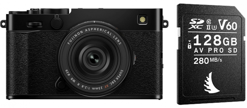 Fujifilm X-E5 Black + 23mm f2.8 + Angelbird SD AV PRO UHS-II 128GB