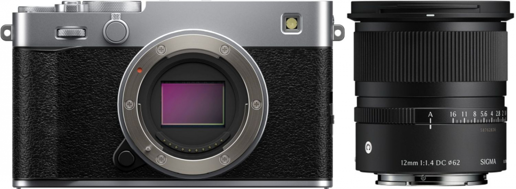 Fujifilm X-E5 Argent + Sigma 12mm f1,4 DC (C) Appareils photo