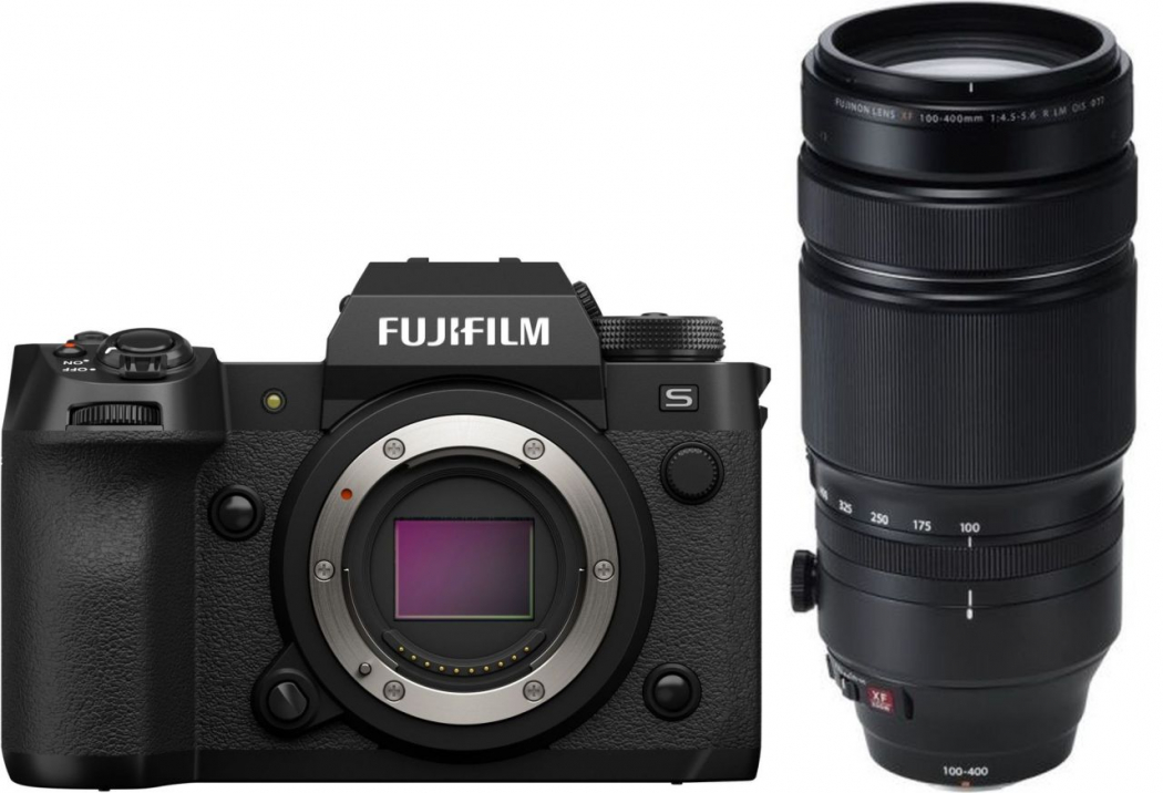 Fujifilm X-H2 S Boîtier + XF 100-400mm f4,5-5,6 R LM OIS WR Appareils photo