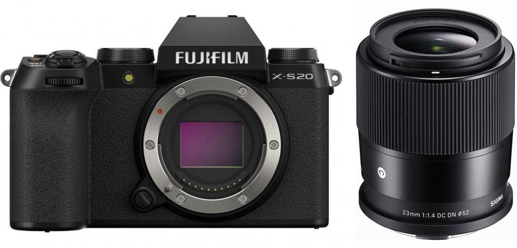 Fujifilm X-S20 + Sigma 23mm f1,4 DC DN (C) Fuji X Appareils photo
