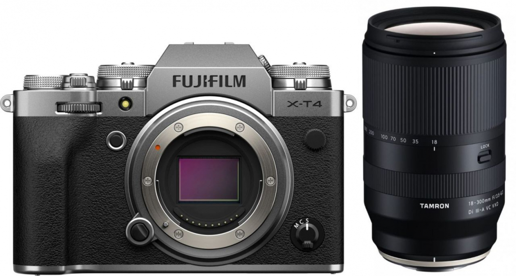 Accessories Fujifilm X-T4 silver + Tamron 18-300mm f3.5-6.3 Foto