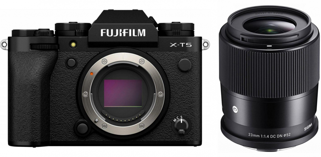 Fujifilm X-T5 boîtier noir + Sigma 23mm f1,4 Appareils photo