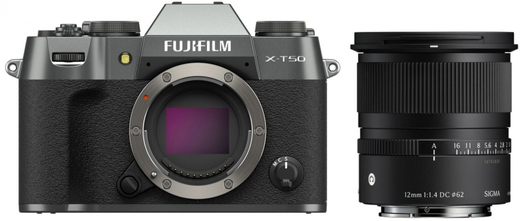 Fujifilm X-T50 anthracite + Sigma 12mm f1,4 DC (C) Appareils photo