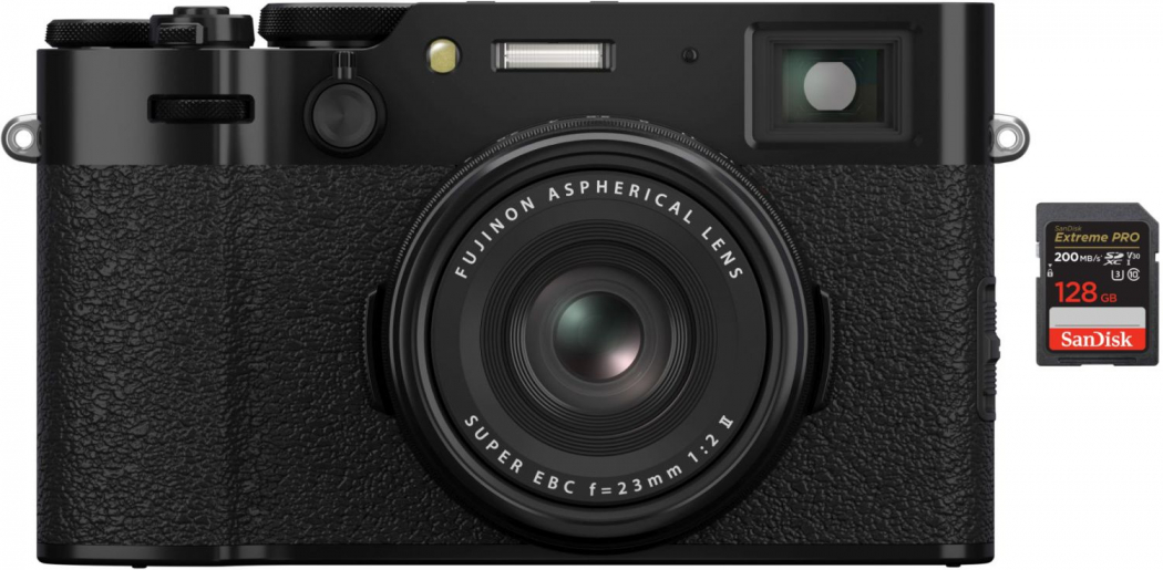Fujifilm X100VI noir + SanDisk Extreme Pro SDXC 128GB 200MB/s Appareils photo