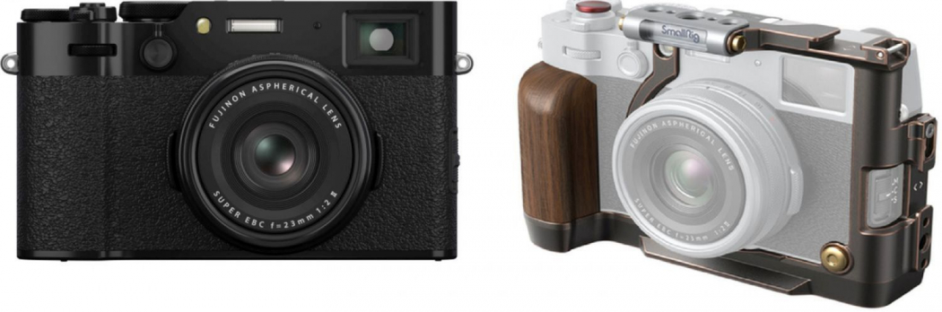 Fujifilm X100VI noir + SmallRig cage rétro Appareils photo