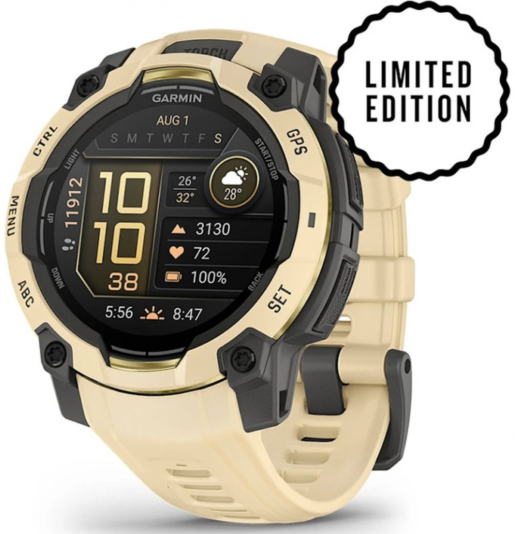 Garmin Instinct® 3 45mm AMOLED Gris Citrine