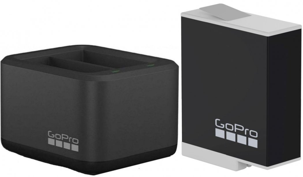 GoPro Dual 9/10 Battery Foto for Enduro Hero Erhardt + Charger -
