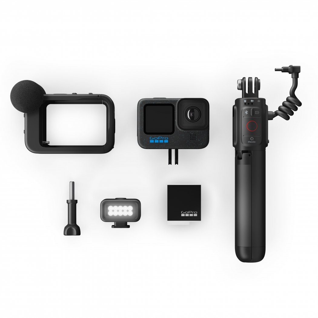 GoPro HERO12 Black 5.3K Action Camera Bundle with 128GB Card and 50  Accessories