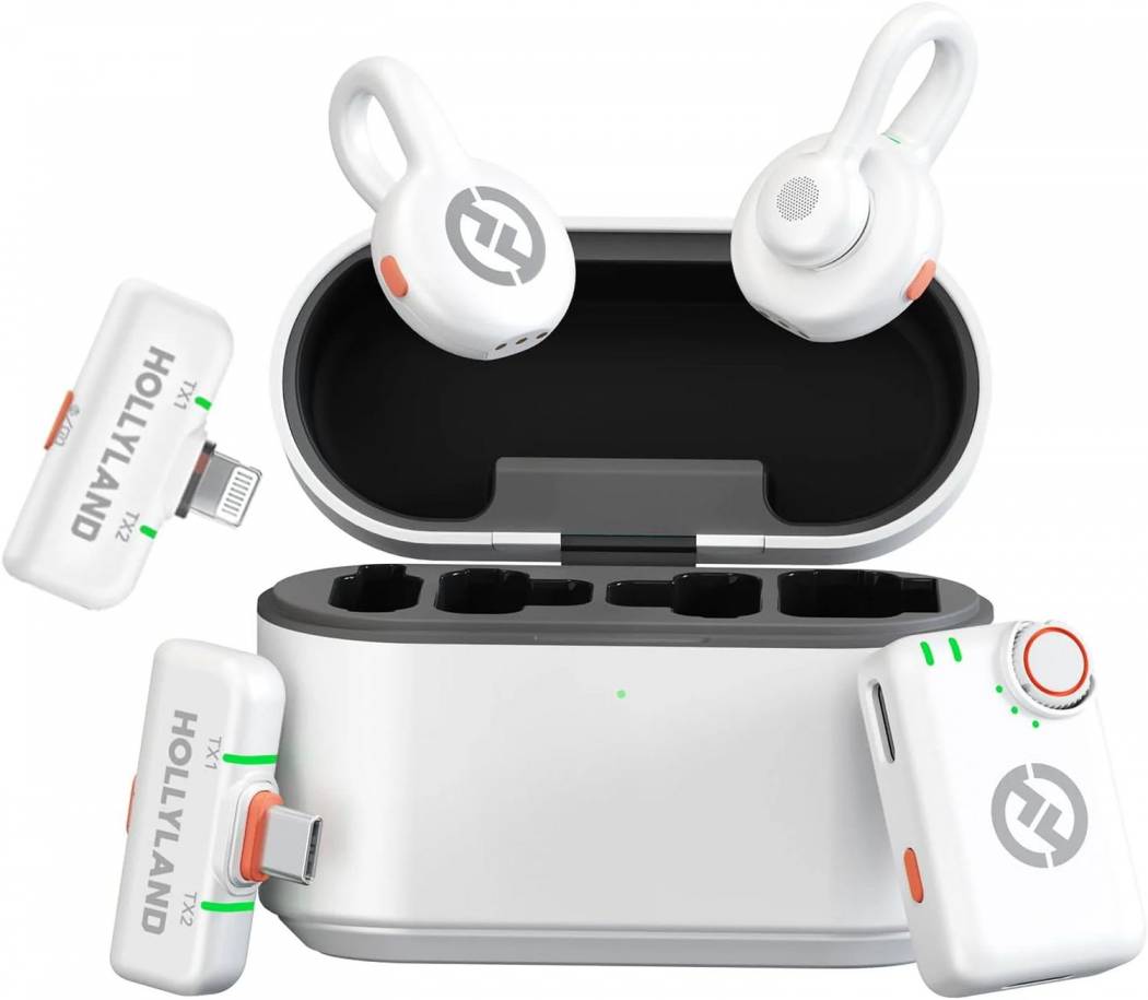 Hollyland Lark M2S Ultimate Combo white - Foto Erhardt